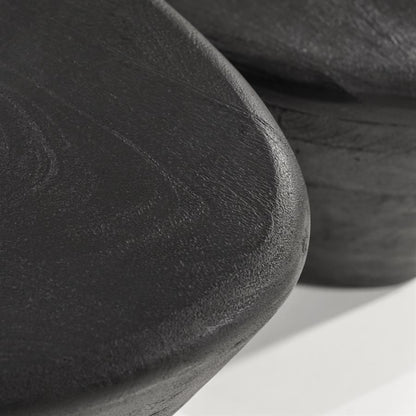 Salontafel Mila | Zwart Mangohout — Detail