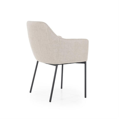 Eetkamerstoel Paul | Polyester | Met Armleuning