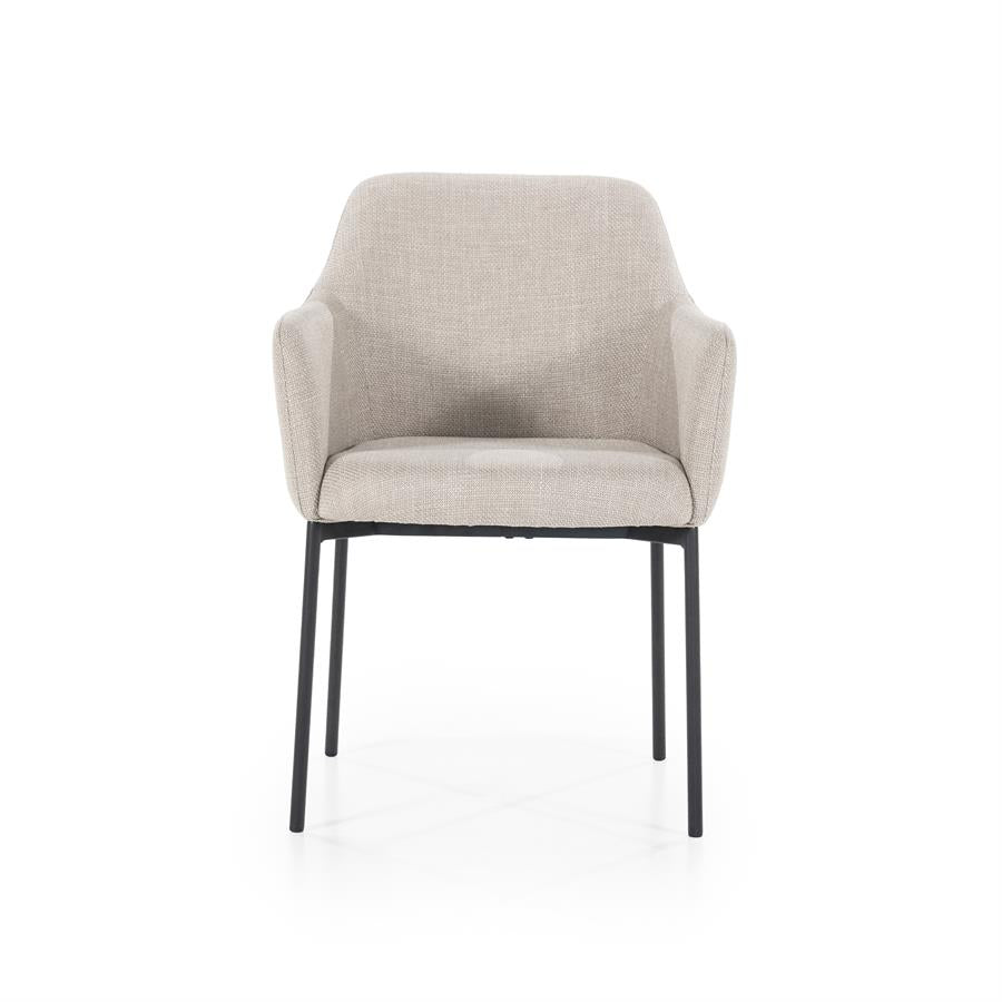 Eetkamerstoel Paul | Polyester | Met Armleuning