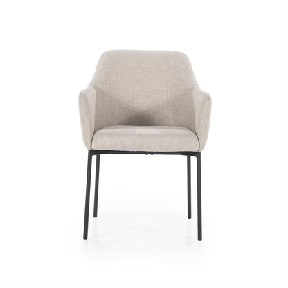 Eetkamerstoel Paul | Polyester | Met Armleuning