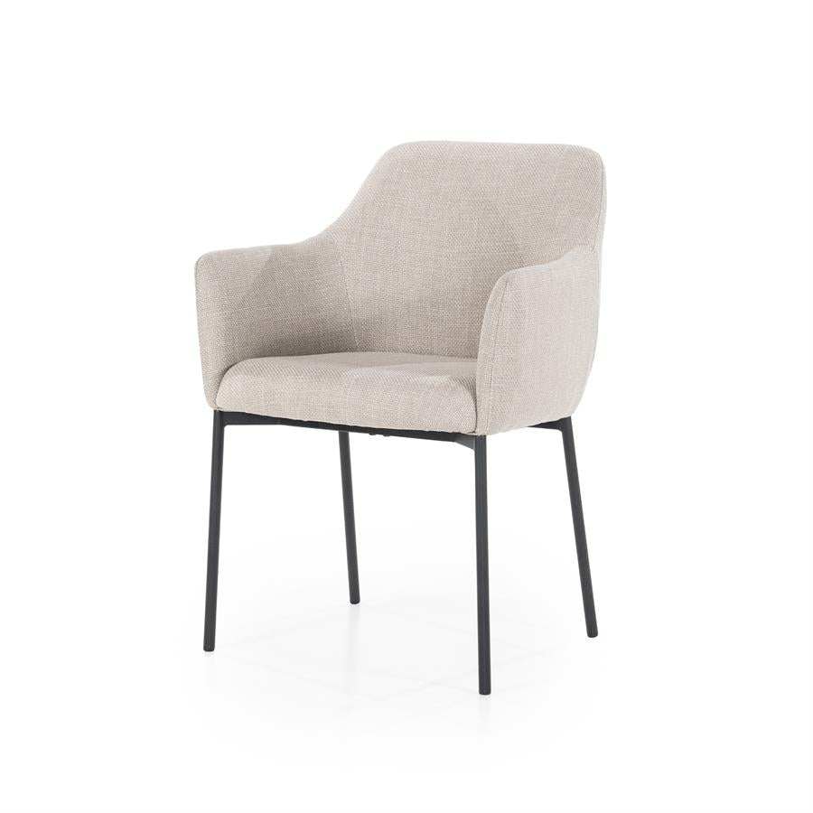 Eetkamerstoel Paul | Polyester | Met Armleuning