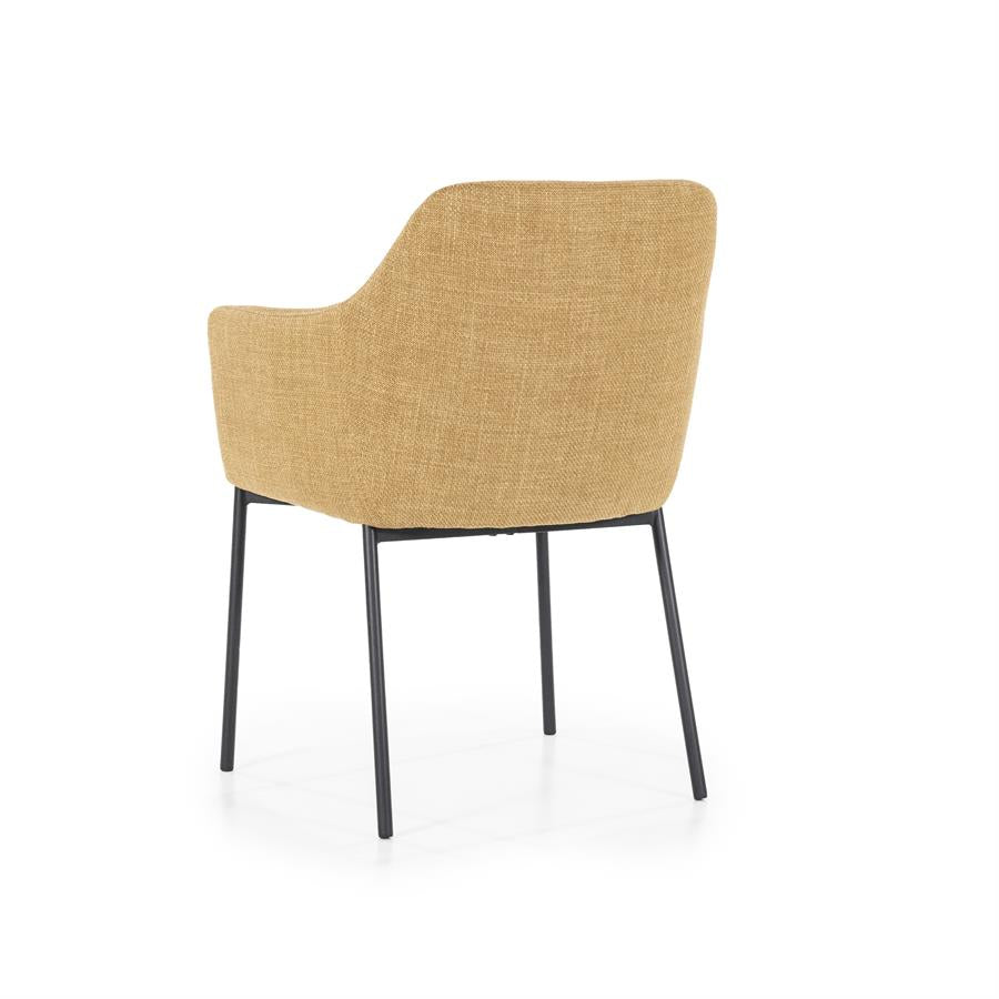 Eetkamerstoel Paul | Polyester | Met Armleuning