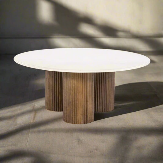 Salontafel Xavi | Bruin Mangohout | Rond