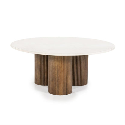 Salontafel Xavi | Bruin Mangohout | Rond
