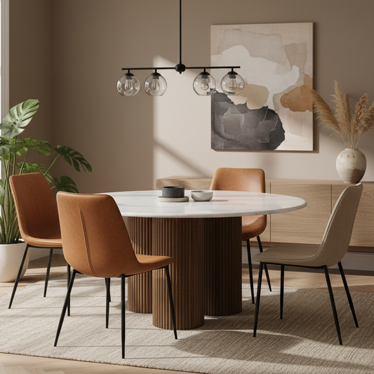 Salontafel Xavi | Bruin Mangohout | Rond