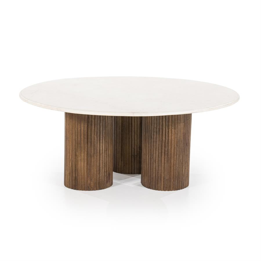 Salontafel Xavi | Bruin Mangohout | Rond