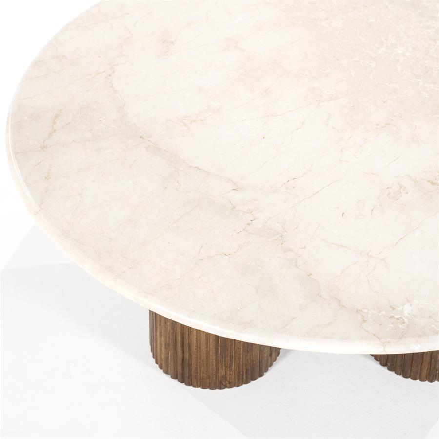 Salontafel Xavi | Bruin Mangohout | Rond