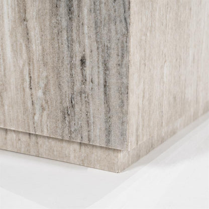 Bijzettafel Vince | Wit Marmer — Detail