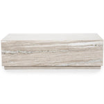 Salontafel Vince | Wit Marmer | Rechthoek