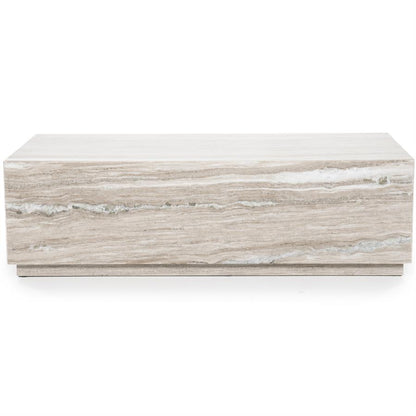 Salontafel Vince | Wit Marmer | Rechthoek