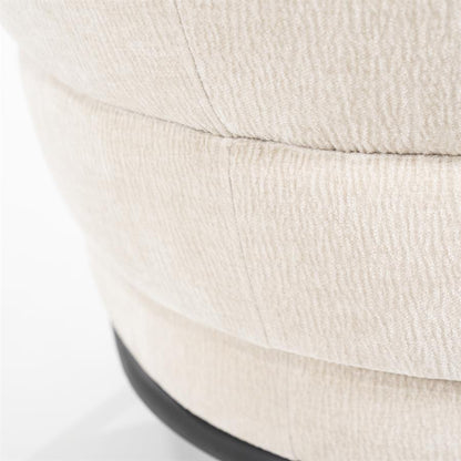 Fauteuil David | Beige Polyester | Met Armleuning