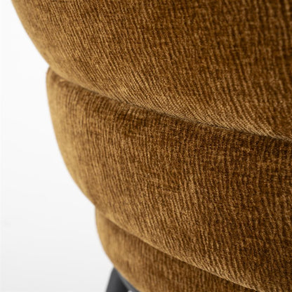 Fauteuil David | Geel Polyester | Met Armleuning