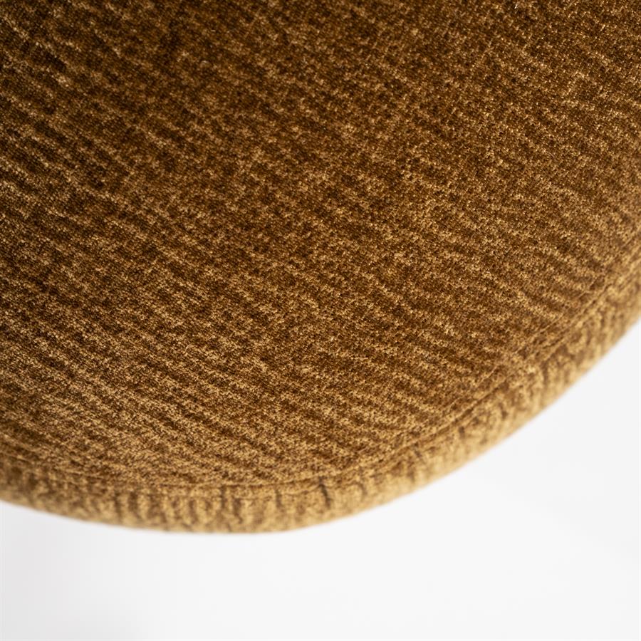 Fauteuil David | Geel Polyester | Met Armleuning