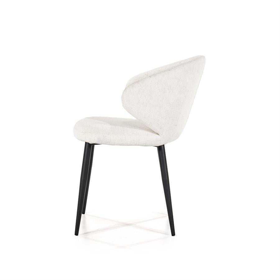 Eetkamerstoel Fleur | Beige Stof