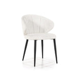 Eetkamerstoel Fleur | Beige Stof