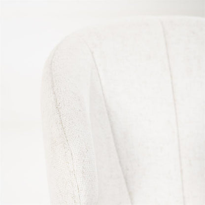 Eetkamerstoel Fleur | Beige Stof