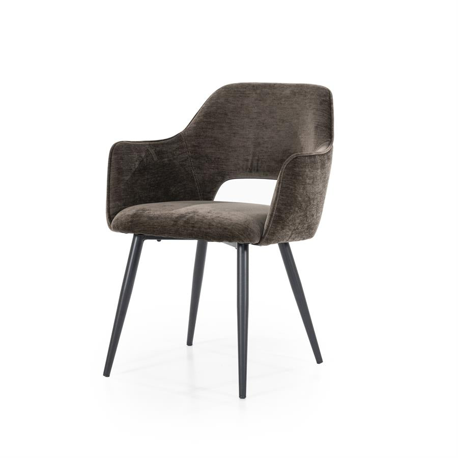 Eetkamerstoel Esmee | Polyester | Met Armleuning