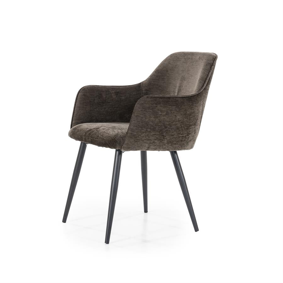 Eetkamerstoel Esmee | Polyester | Met Armleuning