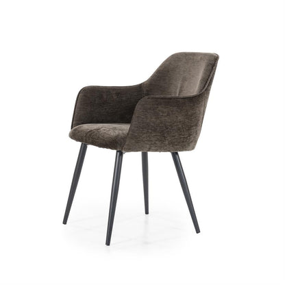Eetkamerstoel Esmee | Polyester | Met Armleuning