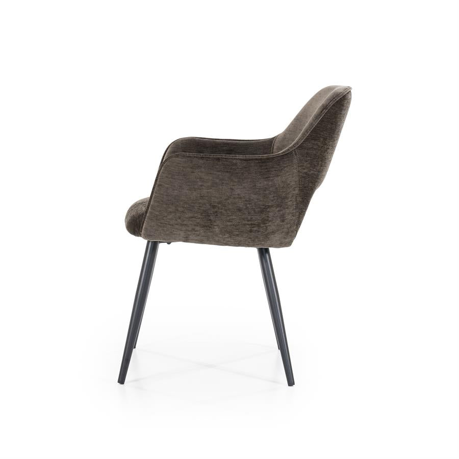 Eetkamerstoel Esmee | Polyester | Met Armleuning