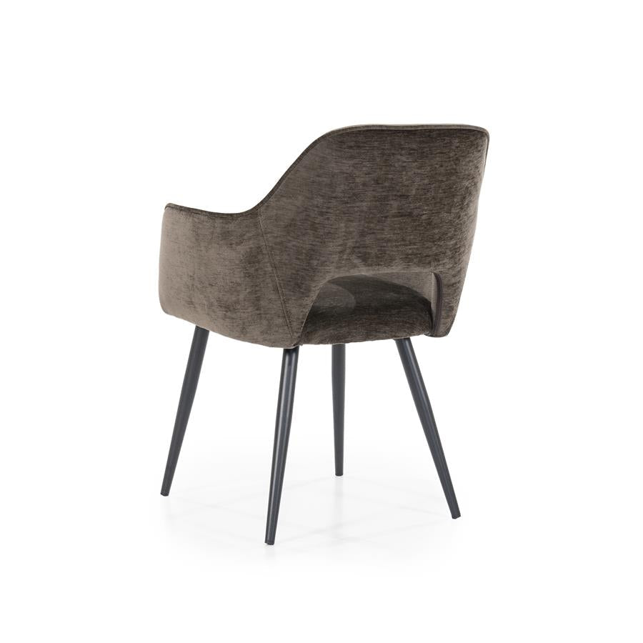 Eetkamerstoel Esmee | Polyester | Met Armleuning