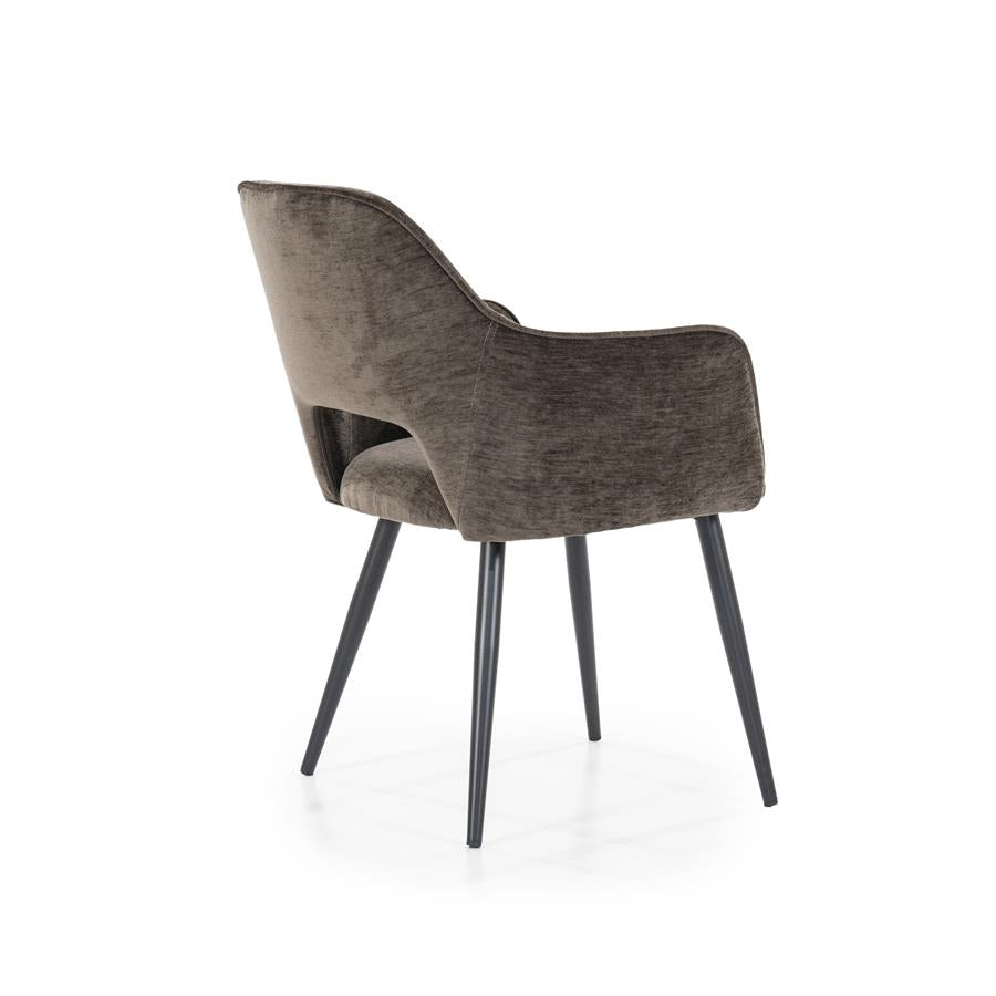 Eetkamerstoel Esmee | Polyester | Met Armleuning