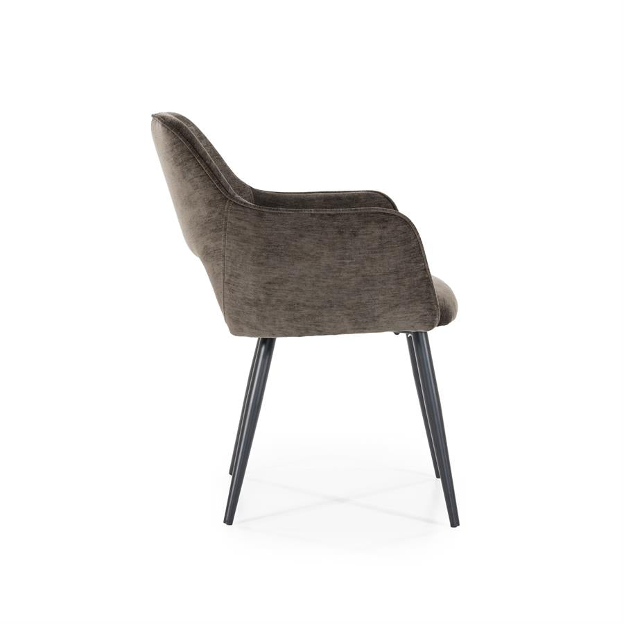 Eetkamerstoel Esmee | Polyester | Met Armleuning
