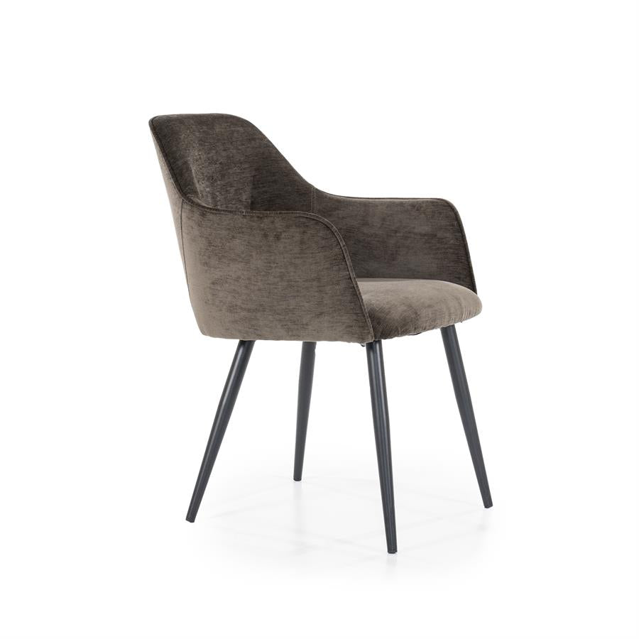 Eetkamerstoel Esmee | Polyester | Met Armleuning