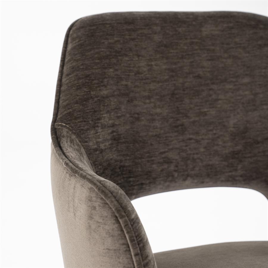 Eetkamerstoel Esmee | Polyester | Met Armleuning