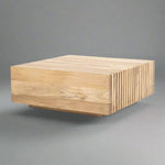 Salontafel Tom | Naturel Acaciahout | Vierkant