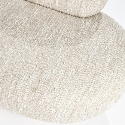 Bank Jayden | Beige Stof | Doorlopende Stof Potten