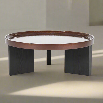 Salontafel Mayson | Rood MDF | Rond | Klein