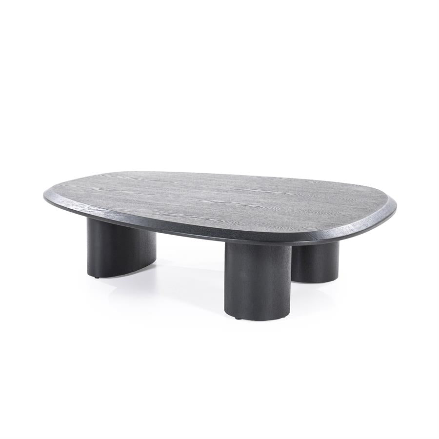 Salontafel Walter | Zwart Eiken Fineer | Organisch