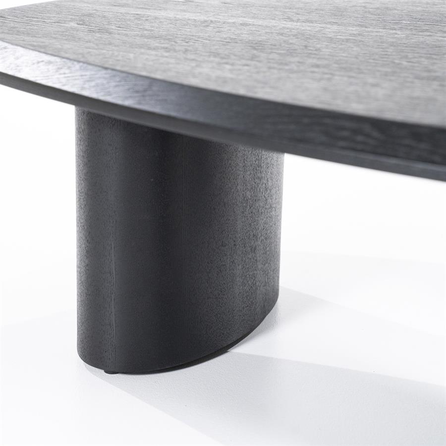 Salontafel Walter | Zwart Eiken Fineer | Organisch