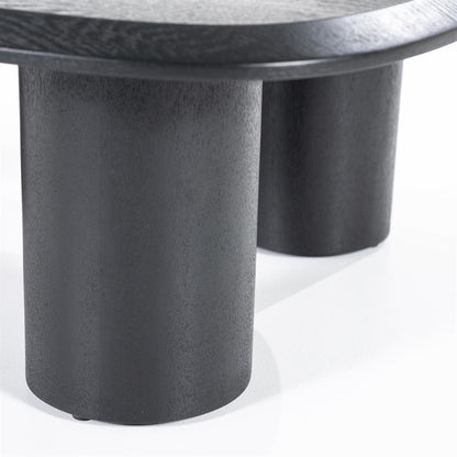 Salontafel Walter | Zwart Eiken Fineer | Organisch