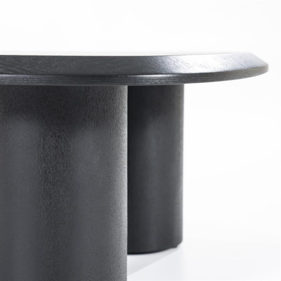Salontafel Walter | Zwart Eiken Fineer | Organisch