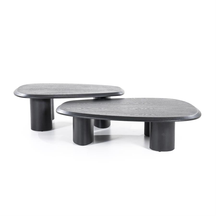 Salontafel Walter | Zwart Eiken Fineer | Organisch