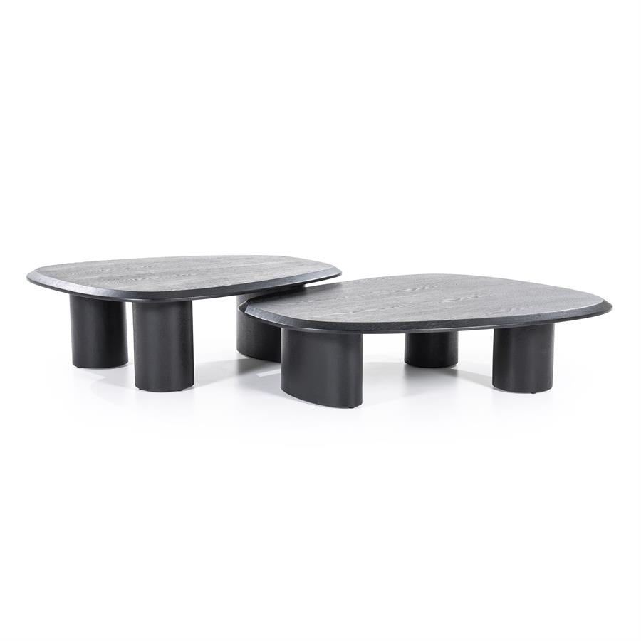 Salontafel Walter | Zwart Eiken Fineer | Organisch