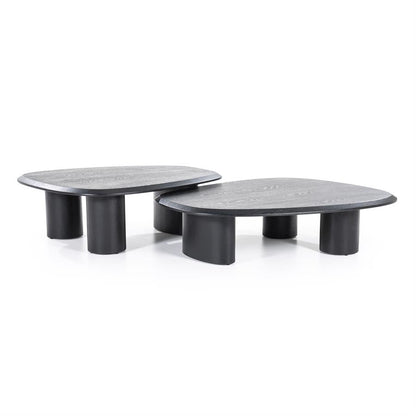 Salontafel Walter | Zwart Eiken Fineer | Organisch