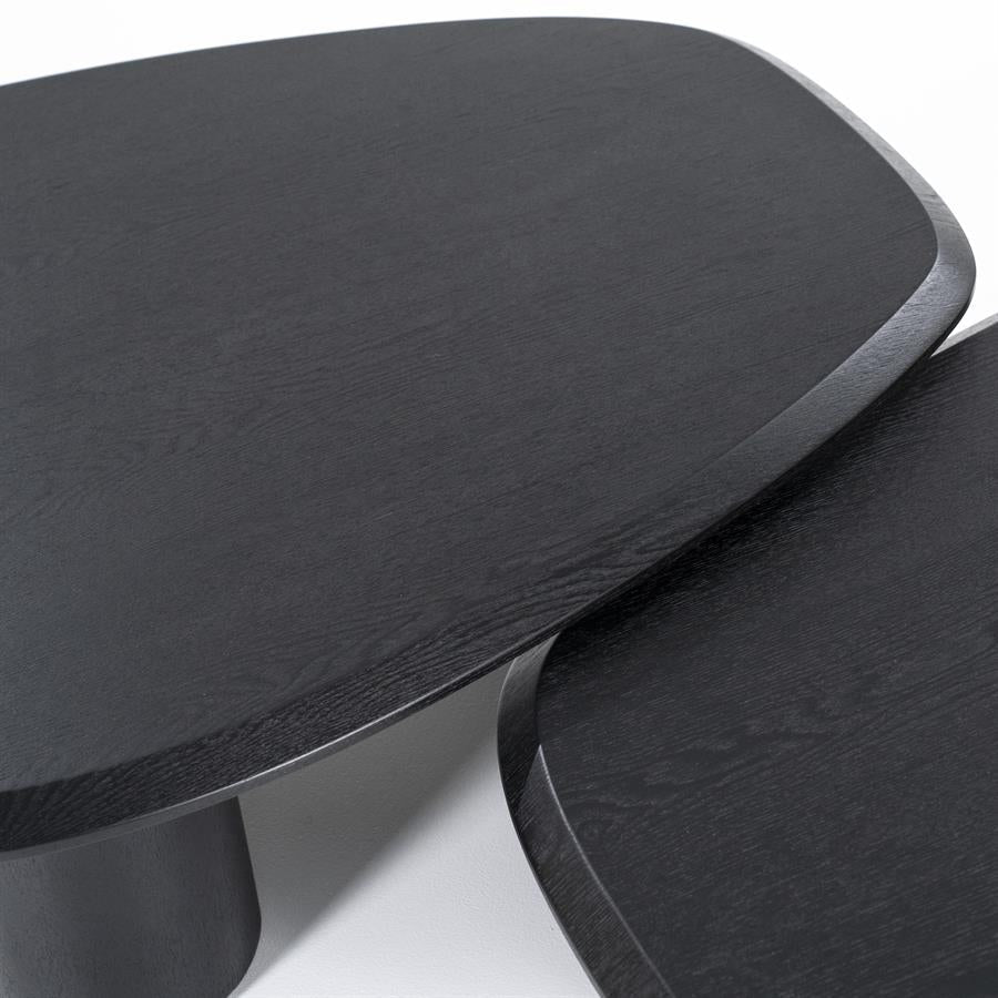 Salontafel Walter | Zwart Eiken Fineer | Organisch