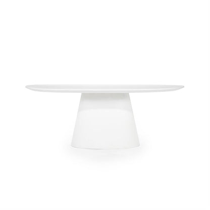 Eettafel Elin | Wit Magnesium Oxide | Ovaal