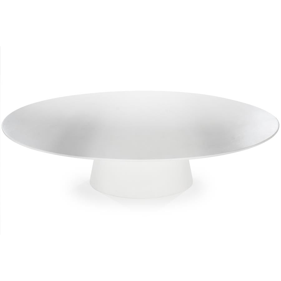 Eettafel Elin | Wit Magnesium Oxide | Ovaal — Vooraanzicht - witfoto