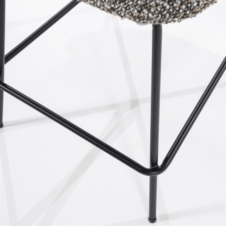 Barkruk Jon | Taupe Stof