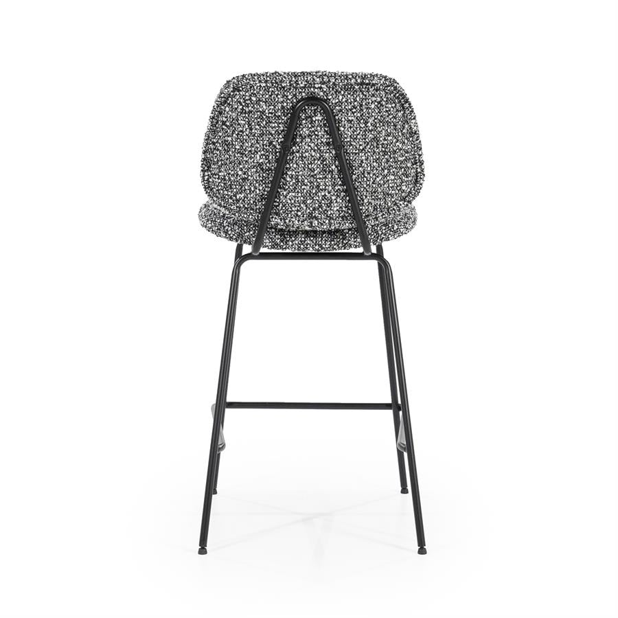 Barkruk Jon | Zwart Stof