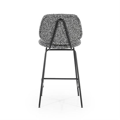 Barkruk Jon | Zwart Stof