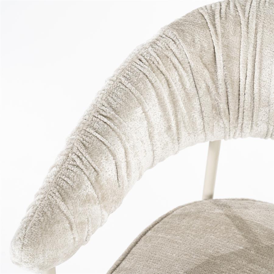 Barkruk Lizzy | Beige Stof