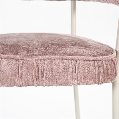 Barkruk Lizzy | Roze Stof