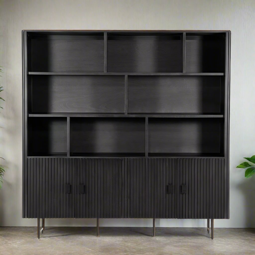 Kast Remi | Zwart Mangohout
