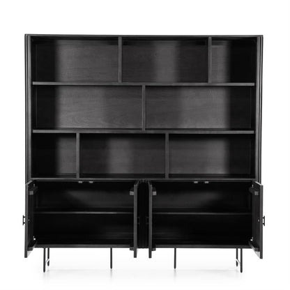 Kast Remi | Zwart Mangohout