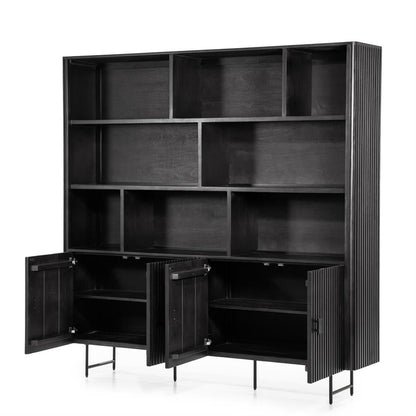 Kast Remi | Zwart Mangohout